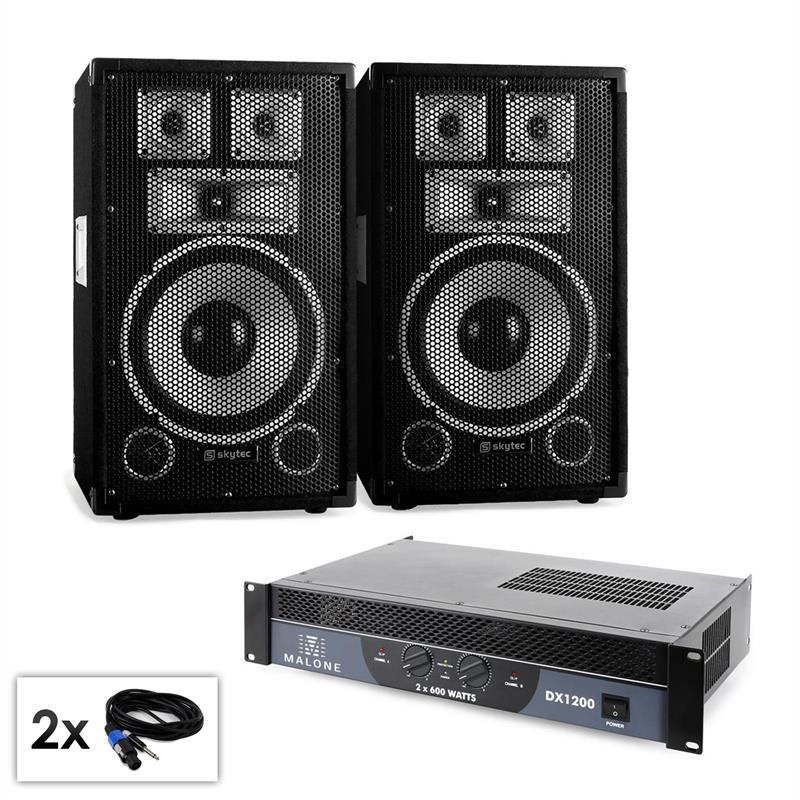 PA Set Saphir Series Warm Up Party TX10 enceintes ampli PA Set Saphir Series Warm