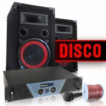 Pack de sonorisation disco ampli 2 enceintes micro Pack de sonorisation disco