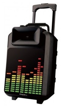 Ibiza Power8 LED Sono portable 120W façade animée