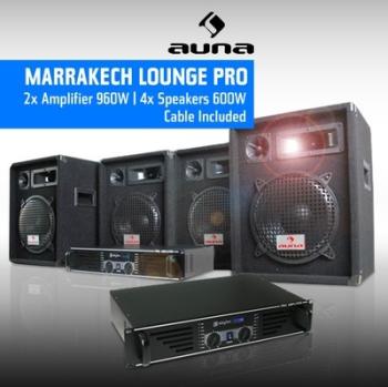 DJ PA pro Pack sono 2 ampli 4 HP enceinte set kit 2400W DJ PA pro Pack sono 2 ampli