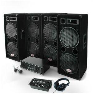 Electronic Star Set sono PA DJ 4 enceintes ampli mixer Electronic Star Set sono PA