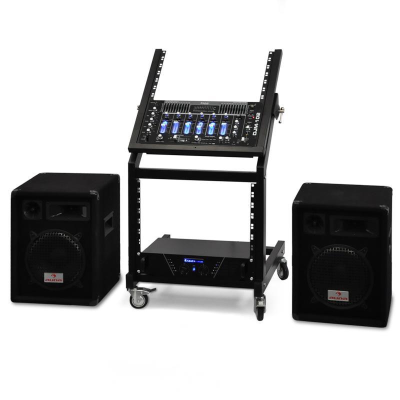 DJ PA Set Rack Star Series Mercury Beat 250 Personnes DJ PA Set Rack Star Series