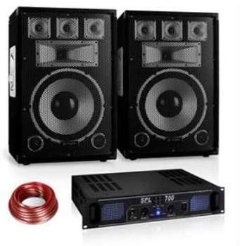 Set PA Saphir Series Warm Up Party 12PLUS 2 x enceintes Set PA Saphir Series Warm