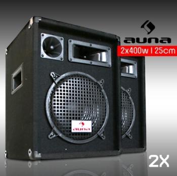 2 Enceintes Passives DJ PA pro sono 800W subwoofer