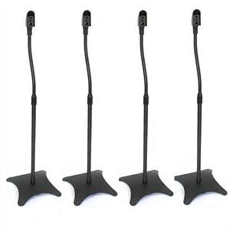 2 paires supports de haut-parleurs noir - universel 2 paires supports de haut-parleurs