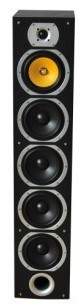 V7B-BL - ENCEINTES COLONNE HIFI A 4 VOIES - NOIR
