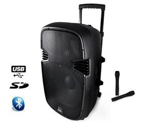 Ibiza - Sono Portable HYBRID12VHF-BT autonome 500W