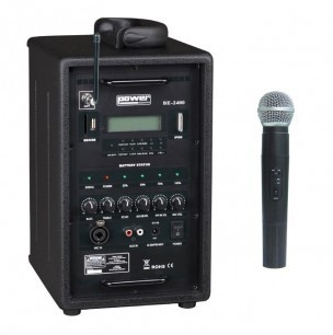 Power Be2400 Sono Portable avec lecteur de carte S