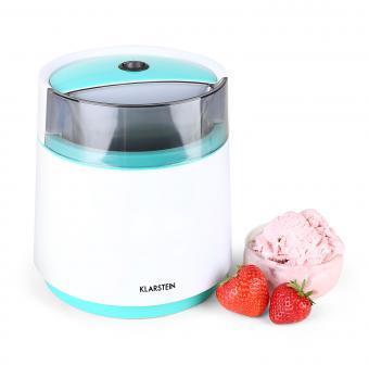 Klarstein Bacio Azzurro Machine à glaces 0 8L - blanc Klarstein Bacio Azzurro Machine