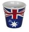 6 Gobelets froissés en porcelaine Drapeau Australi