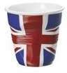 6 Gobelets froissés en porcelaine Drapeau Britanni