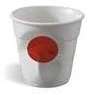 6 Gobelets froissés en porcelaine Drapeau Japon -