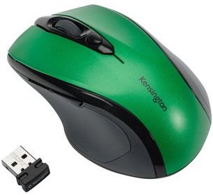 Souris sans fil taille moyenne Pro Fit - vert émer