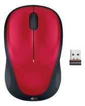 Mini souris sans fil Logitech M235 rouge
