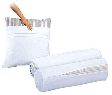 Sous-taies traversin en jersey pur coton, lot de 2