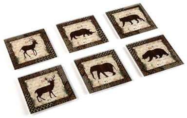 Set de 6 Dessous de Verre Animaux Set de 6 Dessous de Verre