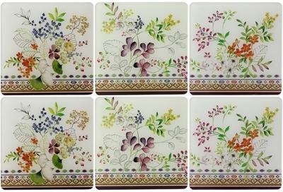 Coffret de 6 dessous de verre Bagatelle Coffret de 6 dessous de verre