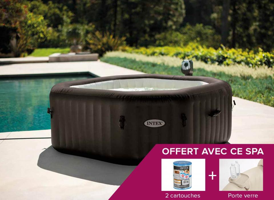 Spa gonflable Intex PureSpa octogonal à jets 6 pla