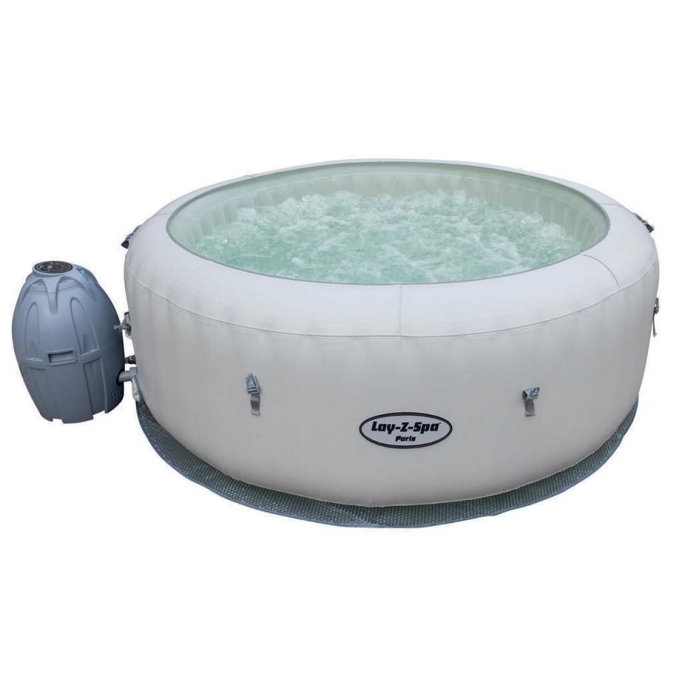 Lay-Z-Spa Paris Rond Gonflable Chromothérapie 4-6 Places Lay-Z-Spa Paris Rond Gonflable