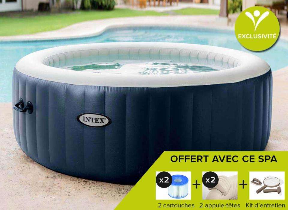 Spa gonflable Intex PureSpa rond Bulles 4 places B