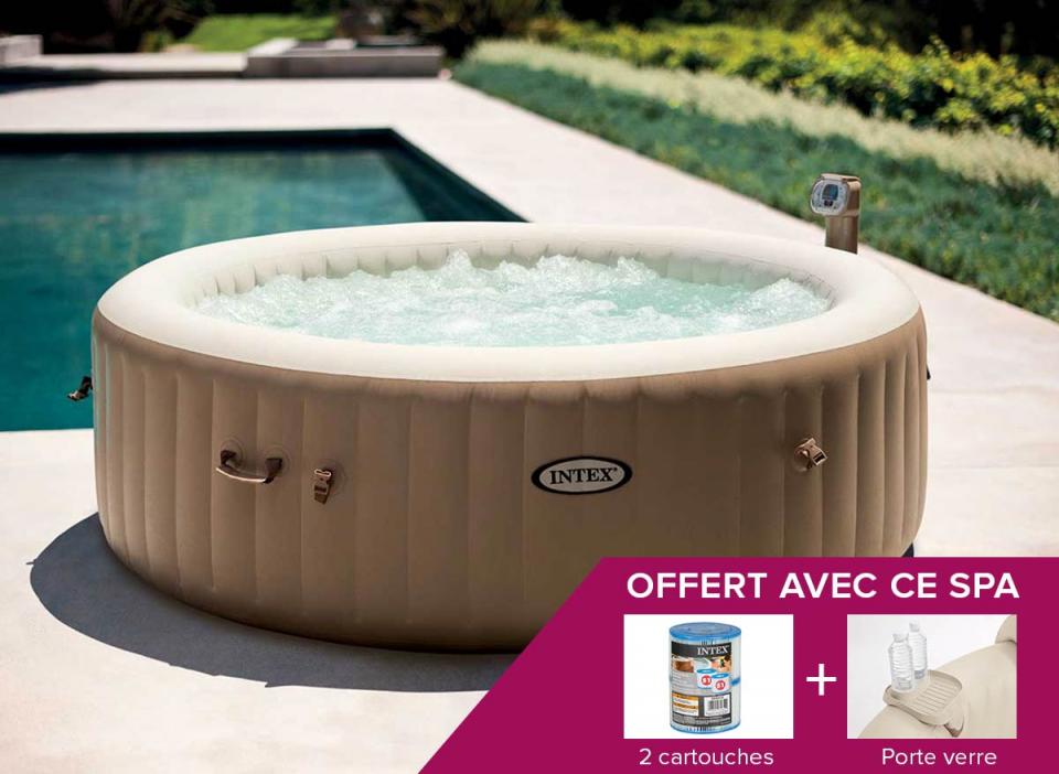 Spa gonflable Intex PureSpa rond Bulles 6 places