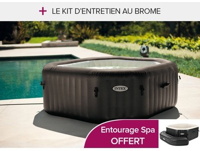 Spa gonflable Intex PureSpa octogonal Bulles + Jet