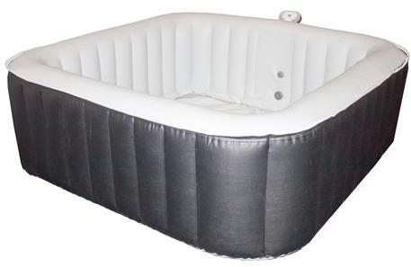 Spa gonflable MAYA noir - 8 places Spa gonflable MAYA noir -
