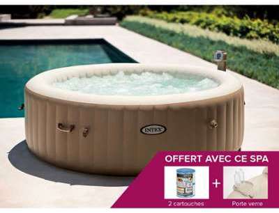 Spa gonflable Intex PureSpa rond Bulles 6 places
