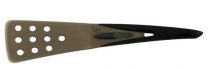 Spatule retourneur ajouré acier et silicone mastra