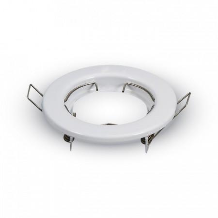 2 supports fixe GU10 Rond Blanc