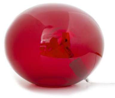 Lampe à poser Cobble Rouge - 29 cm diamètre