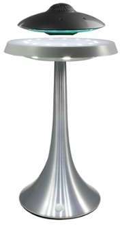 Enceinte lévitation UFOSOUND Silver + lampe ALTHUR