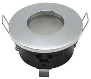 Support Spot LED BBC étanche IP65 Fixe Chrome
