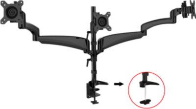 Support moniteur PC Essentielb Support 3 ecrans PC