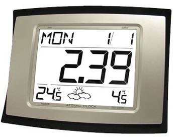 Horloge et Station Météo murale avec température e