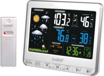Station météo La Crosse WS6826WHI silver Station météo La Crosse WS6826WHI