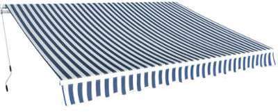 VidaXL Auvent pliant à man?uvre manuelle 3,5 x 2,5