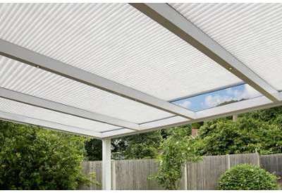 Store horizontal plissé Pergola véranda VISION