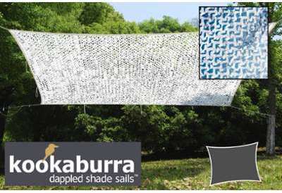 Voile dOmbrage Kookaburra Rectangle 3m x 2m Blanc