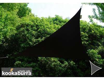 Voile d Ombrage Noir Triangle 3 6m - Imperméable - Voile d Ombrage Noir Triangle