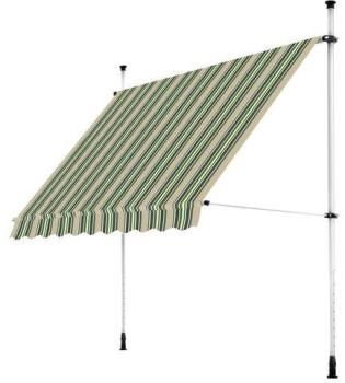 Store Banne Balcon Manuel - Multi-Rayures - 2m