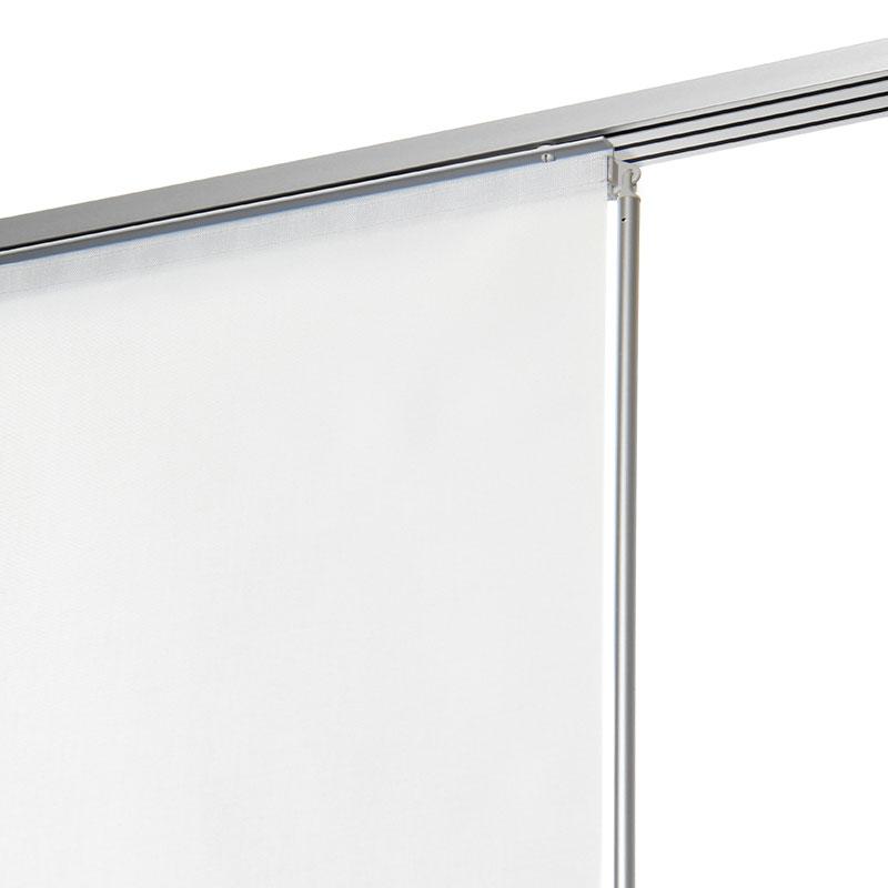 Panneau japonais tamisant blanc uni L60 x H300 cm