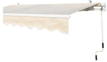 Store banne manuel de jardin terrasse auvent retra