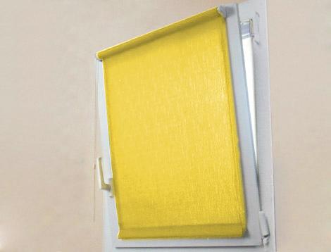 Store enrouleur tamisant jaune L120 x 190cm
