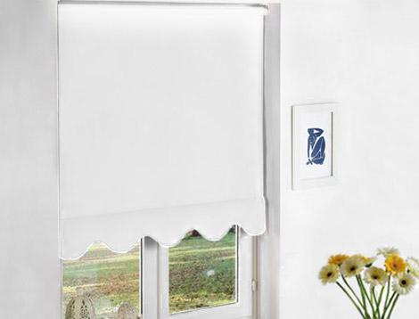 Store enrouleur tamisant blanc L45 x 170cm