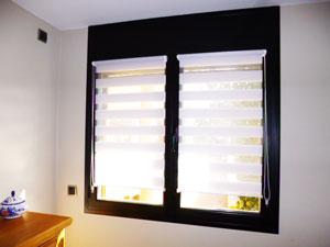 Store jour nuit sans percer enrouleur 80x160cm Gri
