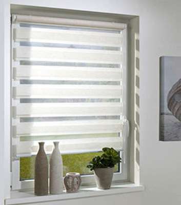 Store enrouleur jour nuit sans percer 40x160cm Ecr