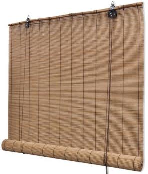 VidaXL Store enrouleur bambou brun 120 x 220 cm