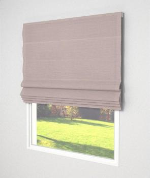 Store Bateau lin Sur Mesure - rose-poudre Store Bateau lin Sur Mesure