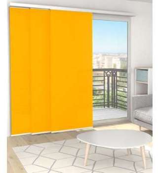Panneau japonais tamisant - Jaune soleil Panneau japonais tamisant